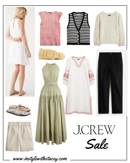 J Crew Memorial Day Sale…my favorites! So many linen goodies, a cotton poplin dress perfect for a baptism, graduation, or a party, sleek slides, a caftan dress (so IN right now) and a stylish sweater vest…all current best sellers at 40% off! 

#LTKSeasonal #LTKSaleAlert #LTKStyleTip