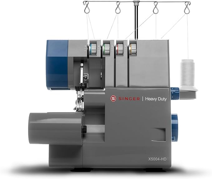 SINGER X5004-HD Metal Frame Serger & Overlock Machine | 2-3-4 Stitch Capability, 8 Built-In Stitc... | Amazon (US)