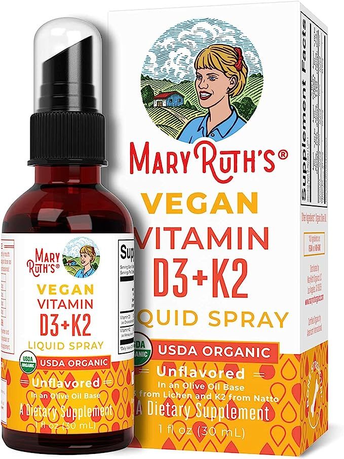 Vitamin D3 | Vitamin K2 | Vitamin D3 K2 Spray | K2 D3 Vitamin Liquid Supplement for Adults & Kids... | Amazon (US)