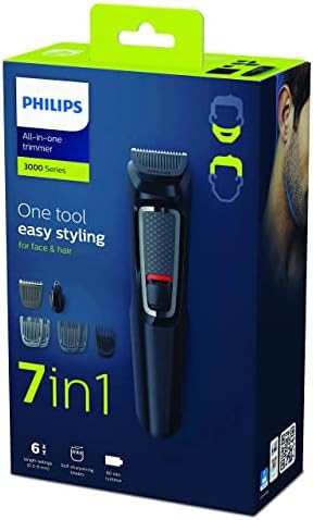 Philips 7-in-1 All-In-One Trimmer, Series 3000 Grooming Kit for Beard & Hair with 7 Attachments, ... | Amazon (UK)