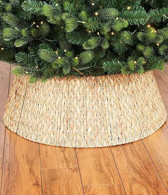 Tis the Sea Sun Collection Water Hyacinth & Seagrass Christmas Tree Collar | Dillard's