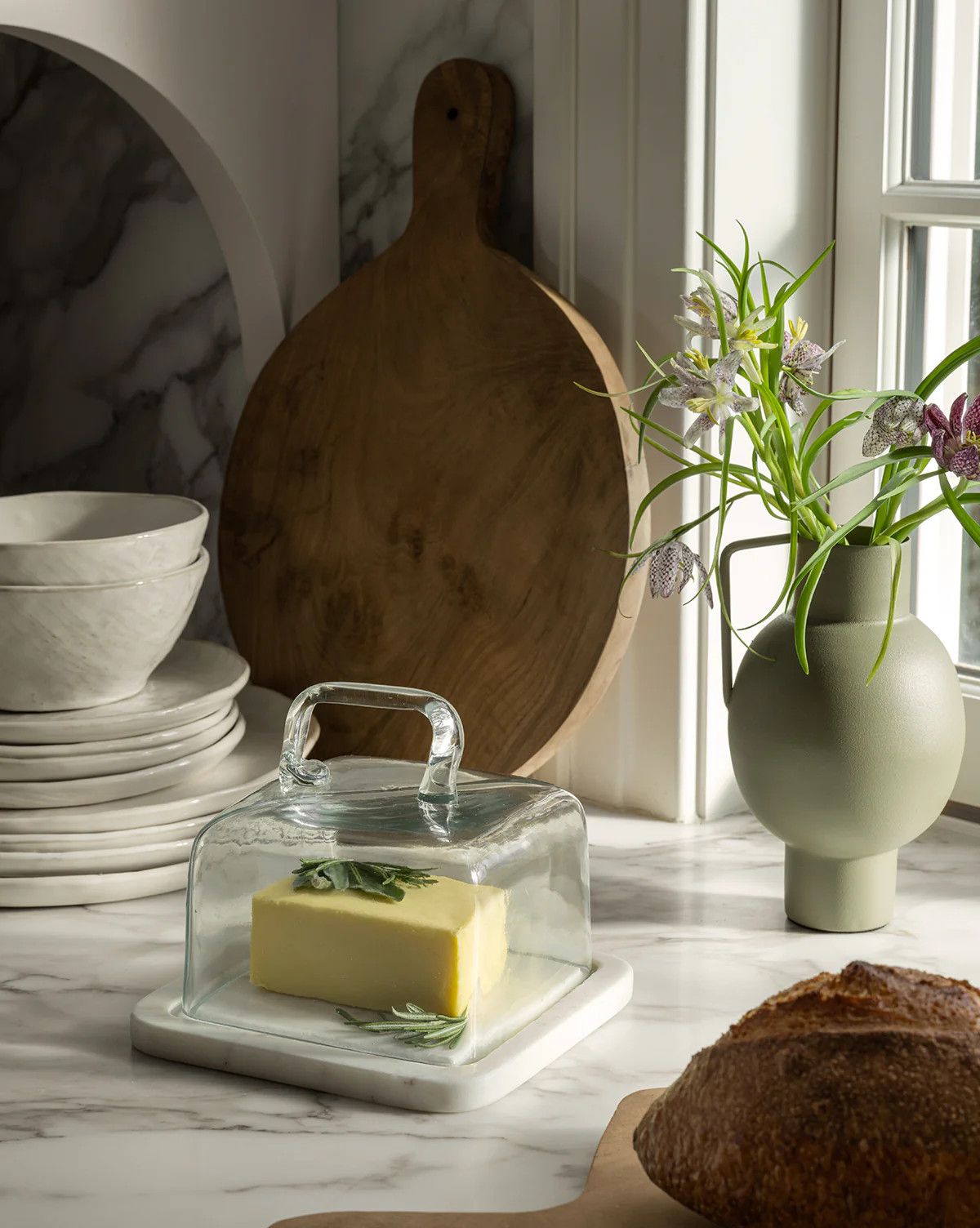 Glass & Marble Cloche | McGee & Co. (US)