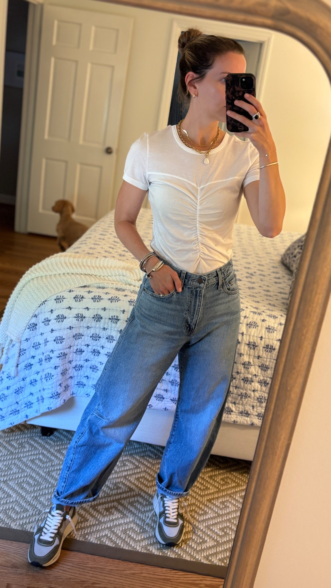 New favorite jeans! Under $100 and tts - in a 26 ✨

#LTKSeasonal #LTKFindsUnder100 #LTKFindsUnder50