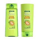 Garnier Fructis Sleek and Shine 22 fl; oz; - 1 Shampoo + 1 Conditioner (Family Size) | Amazon (US)