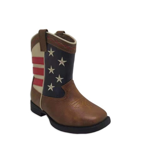 Wonder Nation Toddler Boy Western Boot Size 7-12 | Walmart (US)