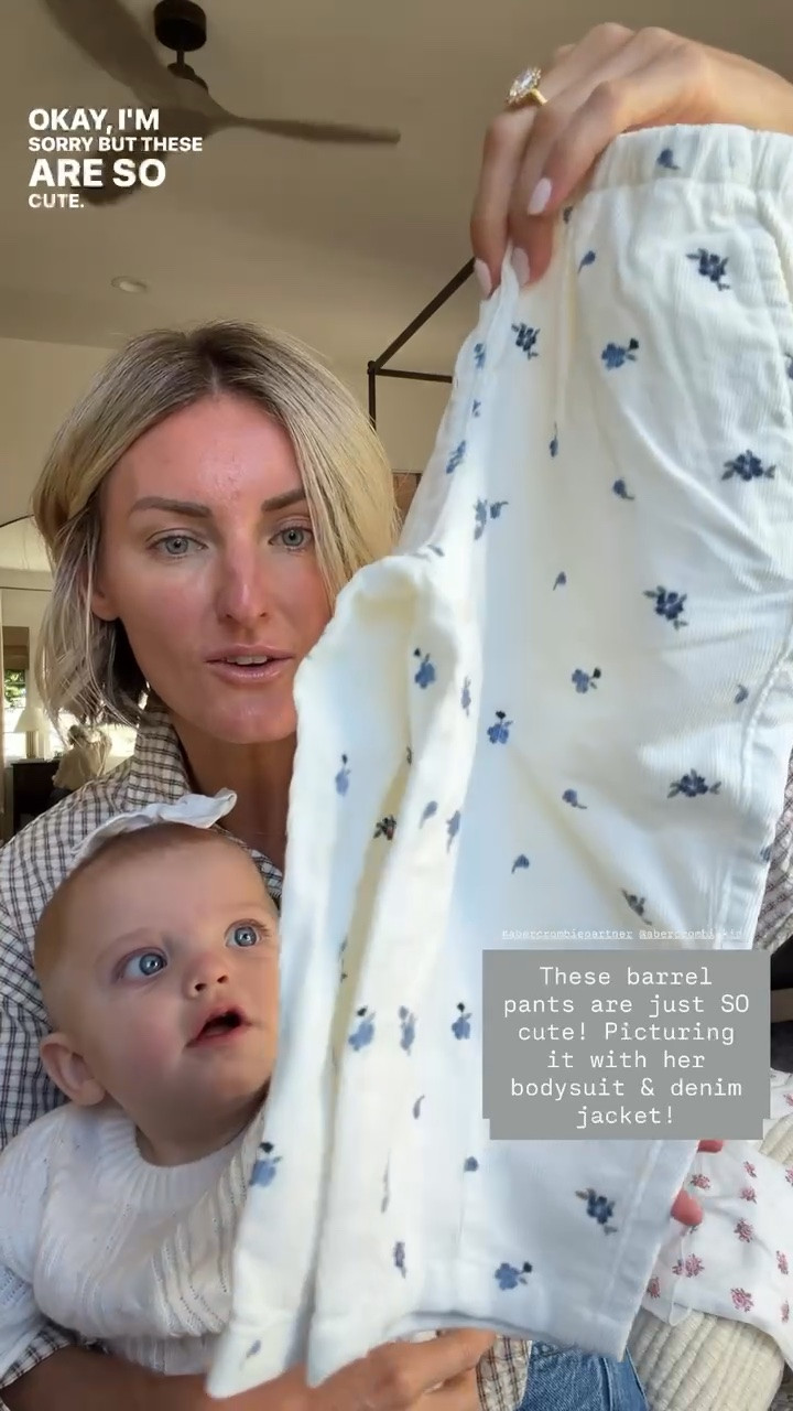 #abercrombiepartner These little barrel pants!! 🥹 Love the print- too cute! Linking these + more fall favorites! Score some of these on sale now!

Abercrombie Kids, Abercrombie baby, baby girl fall outfits, toddler girl fall outfits, , toddler fall fashion, baby fall fashion, cozy baby clothes

#LTKBaby #LTKKids #LTKSaleAlert