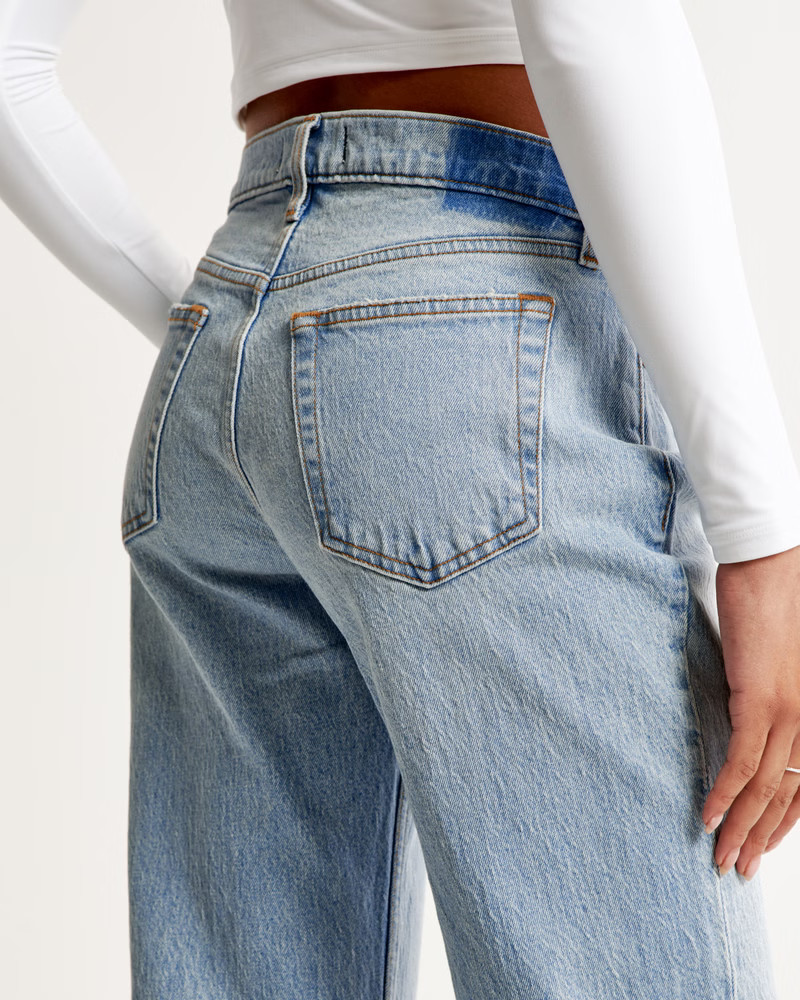 Women's Low Rise Baggy Jean | Women's Bottoms | Abercrombie.com | Abercrombie & Fitch (UK)