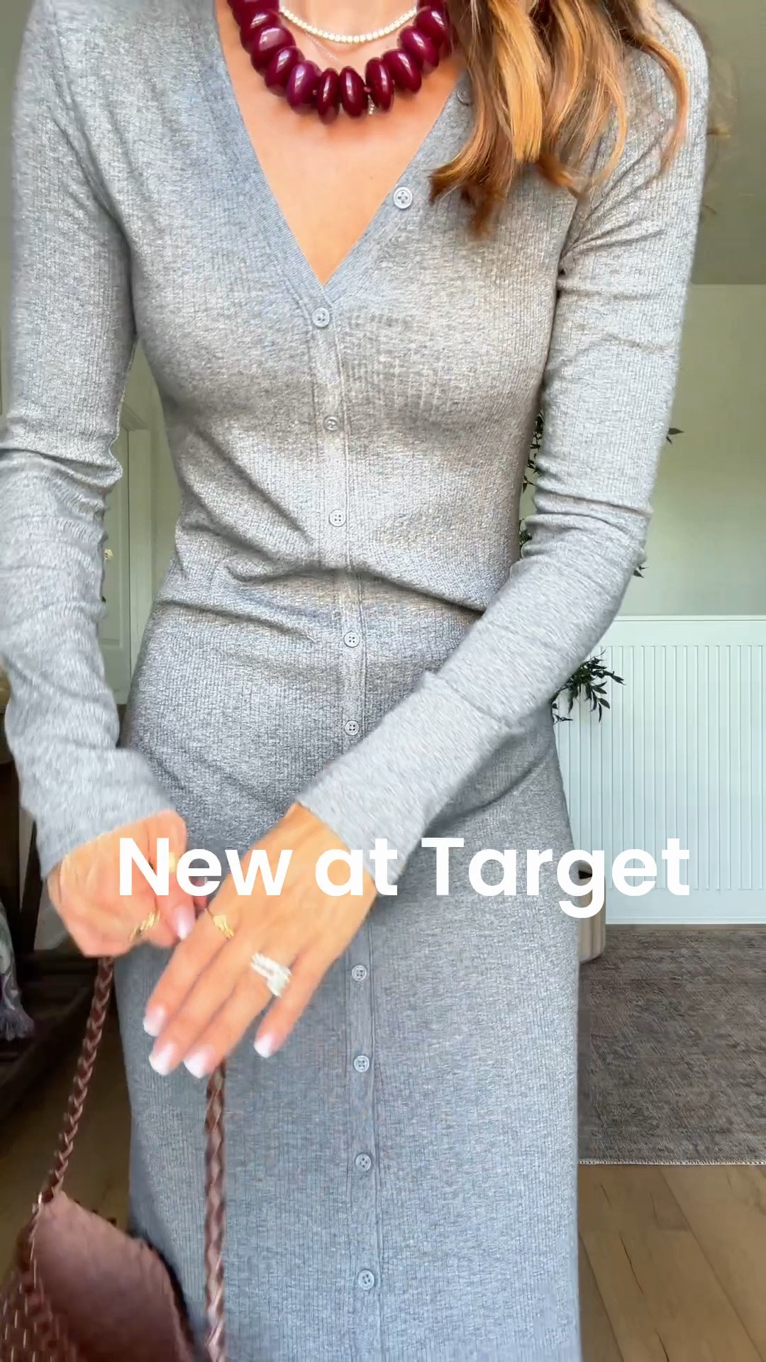 New fall arrivals from Target! Fall outfits. Fall style. Elevated casual outfits. Everyday outfits. Long sleeve dresses. Mom outfits. Teacher outfits. Knit maxi dress in XS. Mules are TTS. Branded purse. 
#LTKootd #LTKSeasonal #LTKPetite