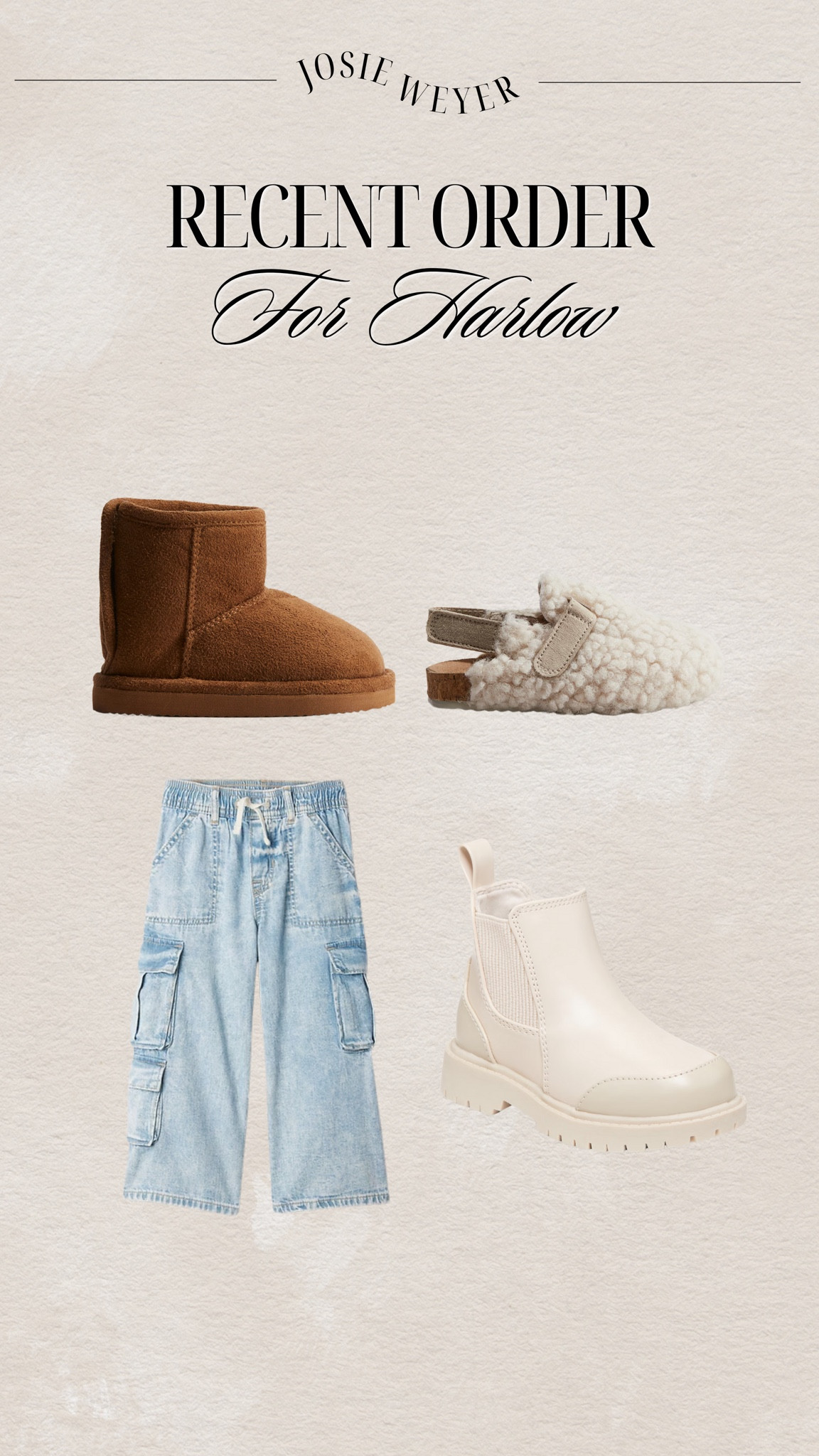 Harlow is almost walking, so I took some time to search for the trendiest but adorable shoes for baby! I scored at Gap and H&M! I also finally snagged these baby cargo jeans, but as I’m posting this, they’re almost sold out again 🥲 I went ahead and linked some similar ones here!

#LTKSaleAlert #LTKBump #LTKBaby