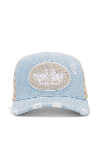 Blue Denim Trucker in Blue | Revolve Clothing (Global)