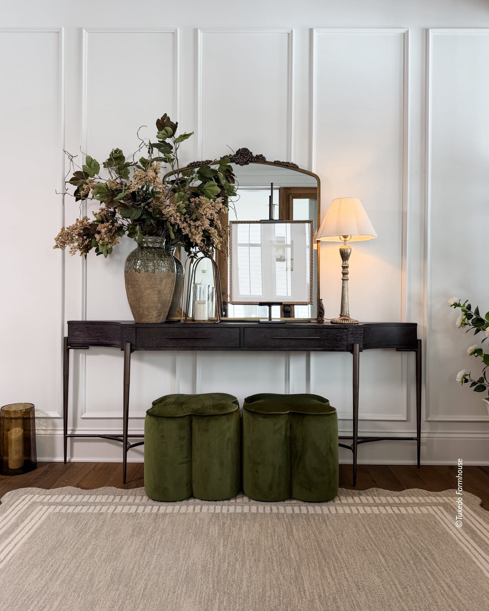 This is a great summer rug. The scallop edge adds charm & elegance, it is lighter but still has a bit of color.  Keeping it simple, elevated, and inviting ✨ 

 #LTKSeasonal #LTKHome #LTKSaleAlert