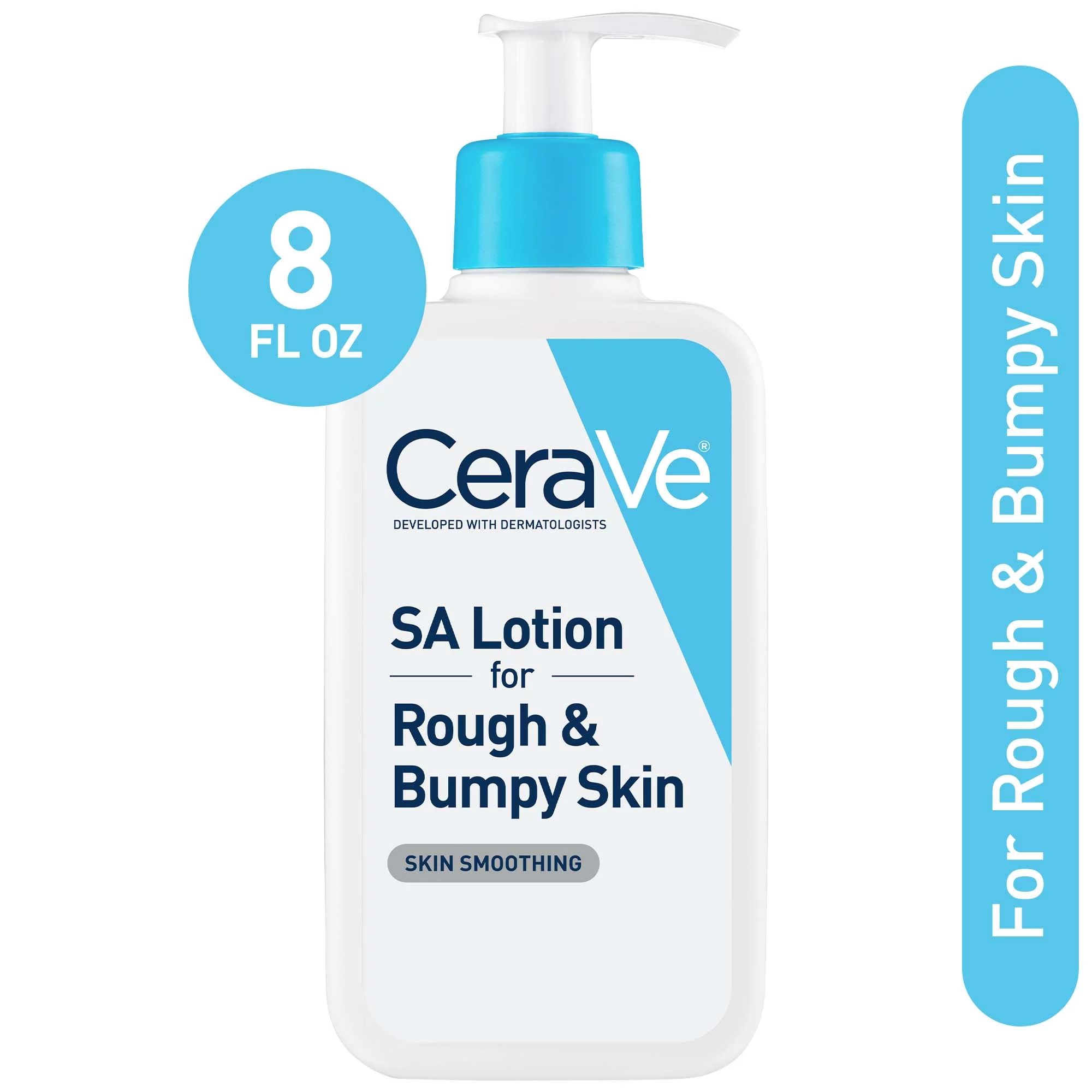 CeraVe SA Lotion, Moisturizing Lotion for Rough & Bumpy Skin, 8 fl oz - Walmart.com | Walmart (US)