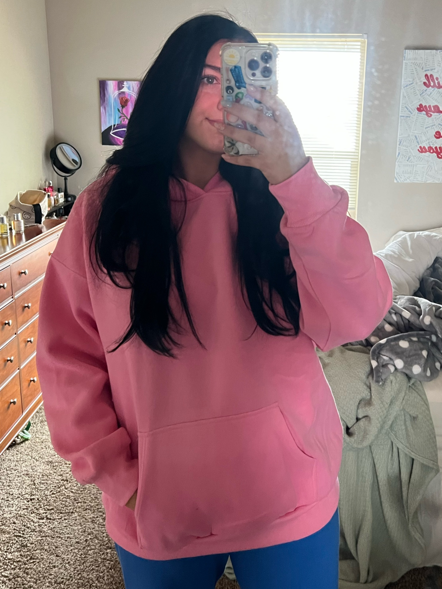 The BEST hoodie on Amazon!

Wearing a size XL (the largest size unfortunately)

Trendy Queen Fleece Hoodie in pink 

Sweat pants: Aerie The Chill Jogger (wearing a size large)

#LTKfindsunder50 #LTKmidsize #LTKfindsunder100