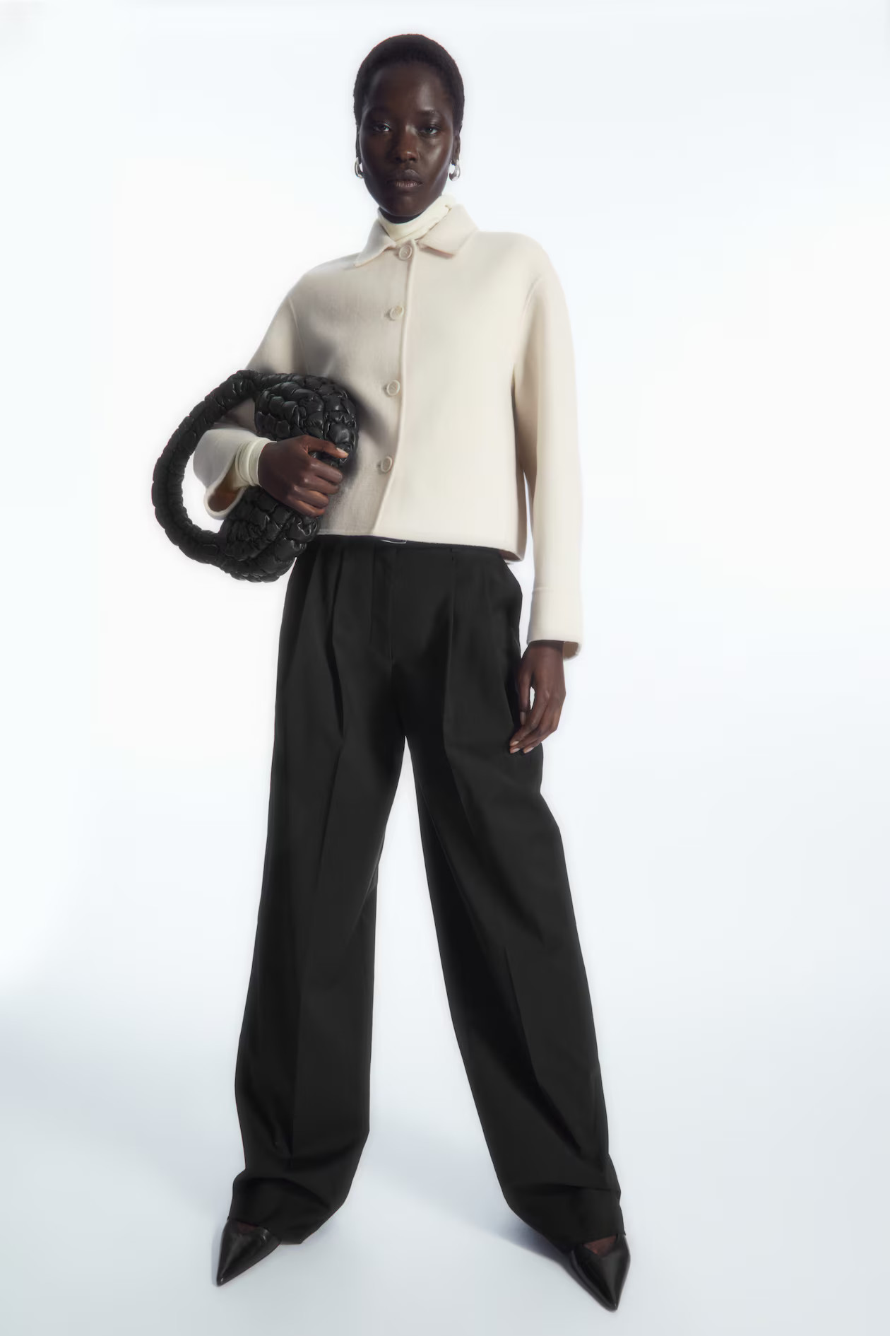 BOXY DOUBLE-FACED WOOL JACKET | COS (AU)