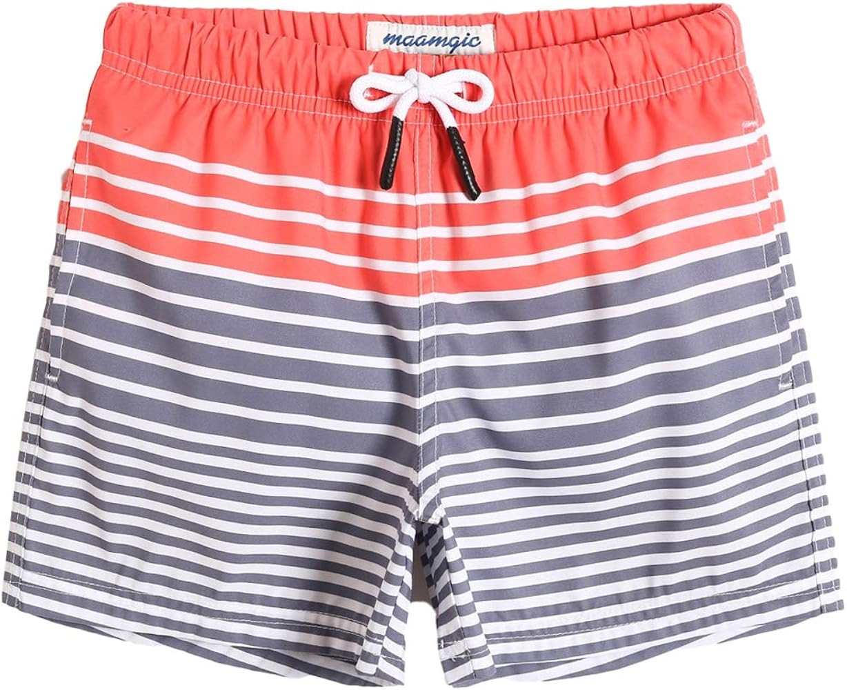 maamgic Boys Swim Trunks Toddler Swim Shorts Little Boys Bathing Suit Swimsuit Toddler Boy Swimwe... | Amazon (US)