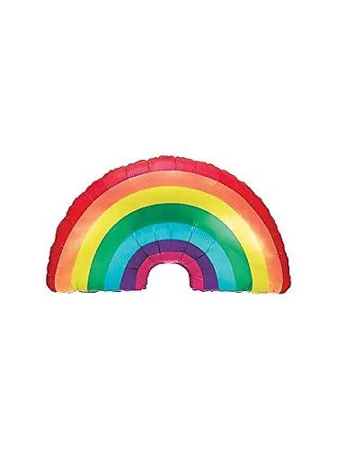 Aborable Rainbow Shape 36" Mylar Balloon (MULTI, 1) | Walmart (US)