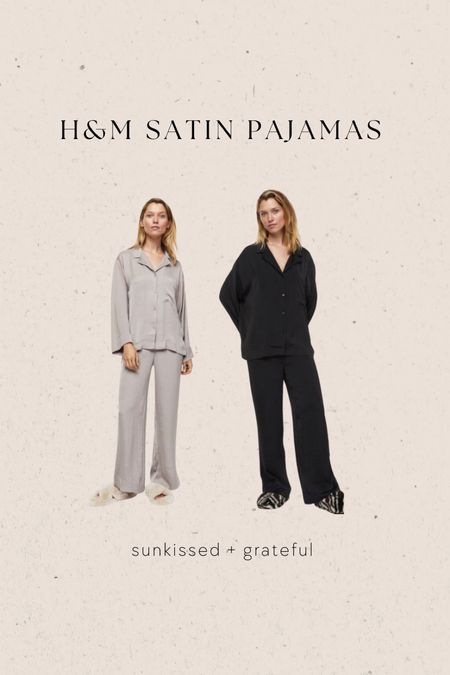 These satin pajamas are perfect for the warmer months coming up!!! 

#LTKunder50 #LTKFind #LTKfamily