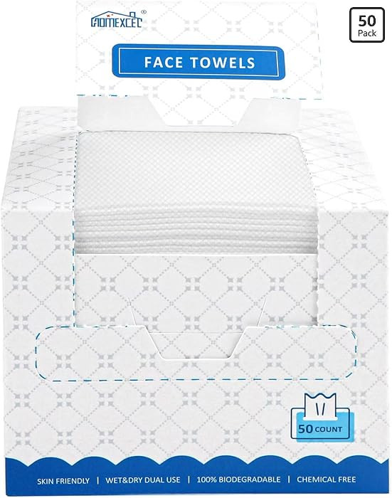 HOMEXCEL Toallitas faciales, toallitas faciales desechables, toallitas secas desechables para qui... | Amazon (US)
