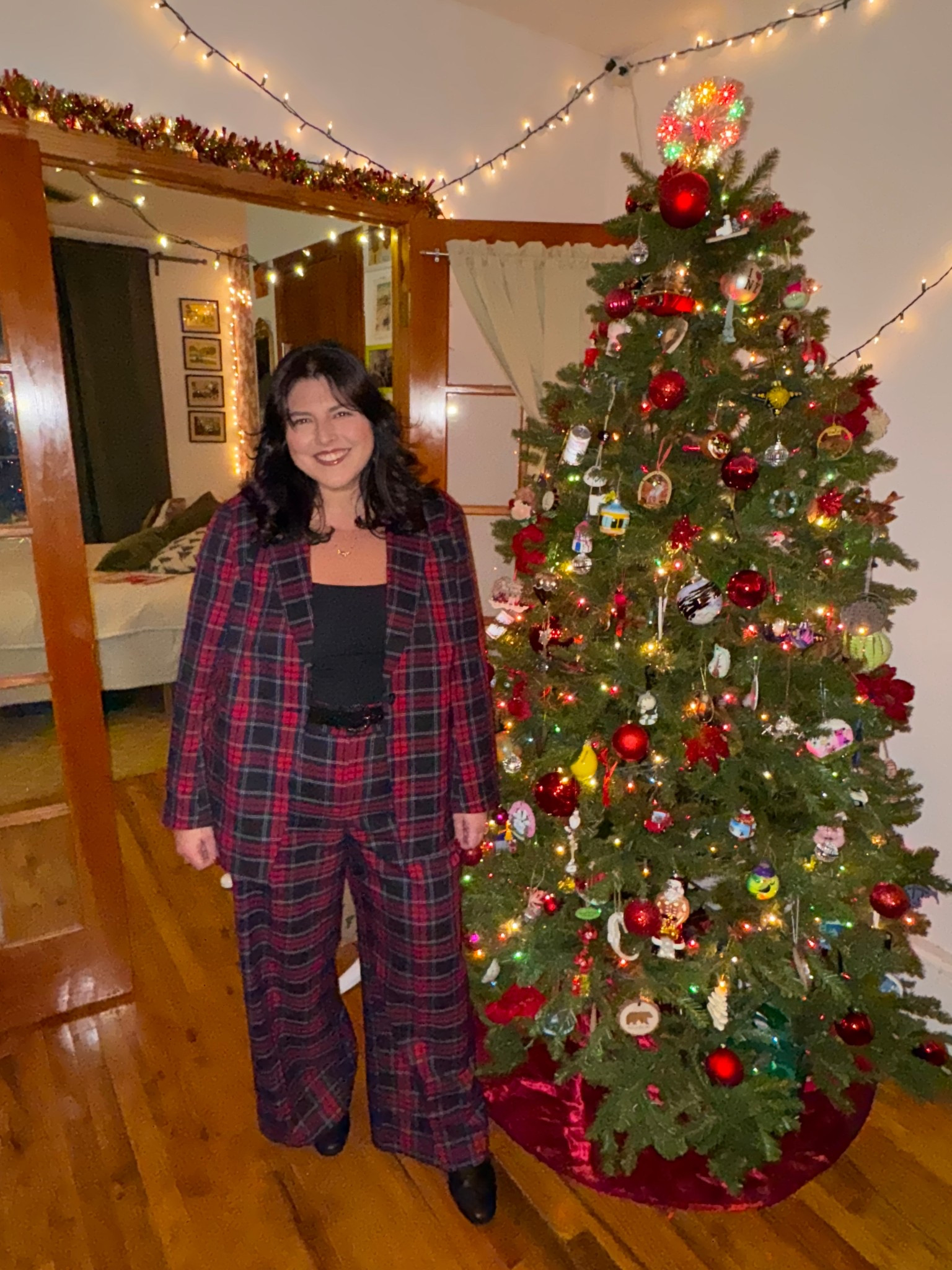Festive outfit of the night! 

#LTKPlusSize #LTKootd #LTKHoliday