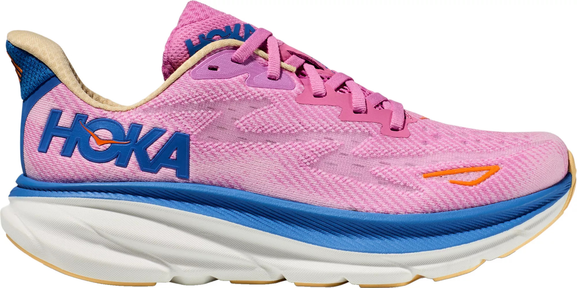HOKA Women's Clifton 9 Running Shoes, Size 6, Cyclamen | Dick's Sporting Goods