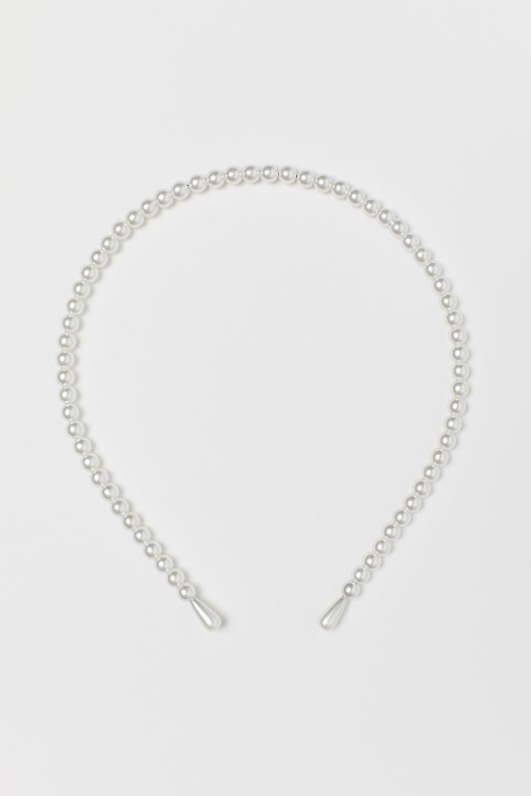 Hairband with Faux Pearls | H&M (US)