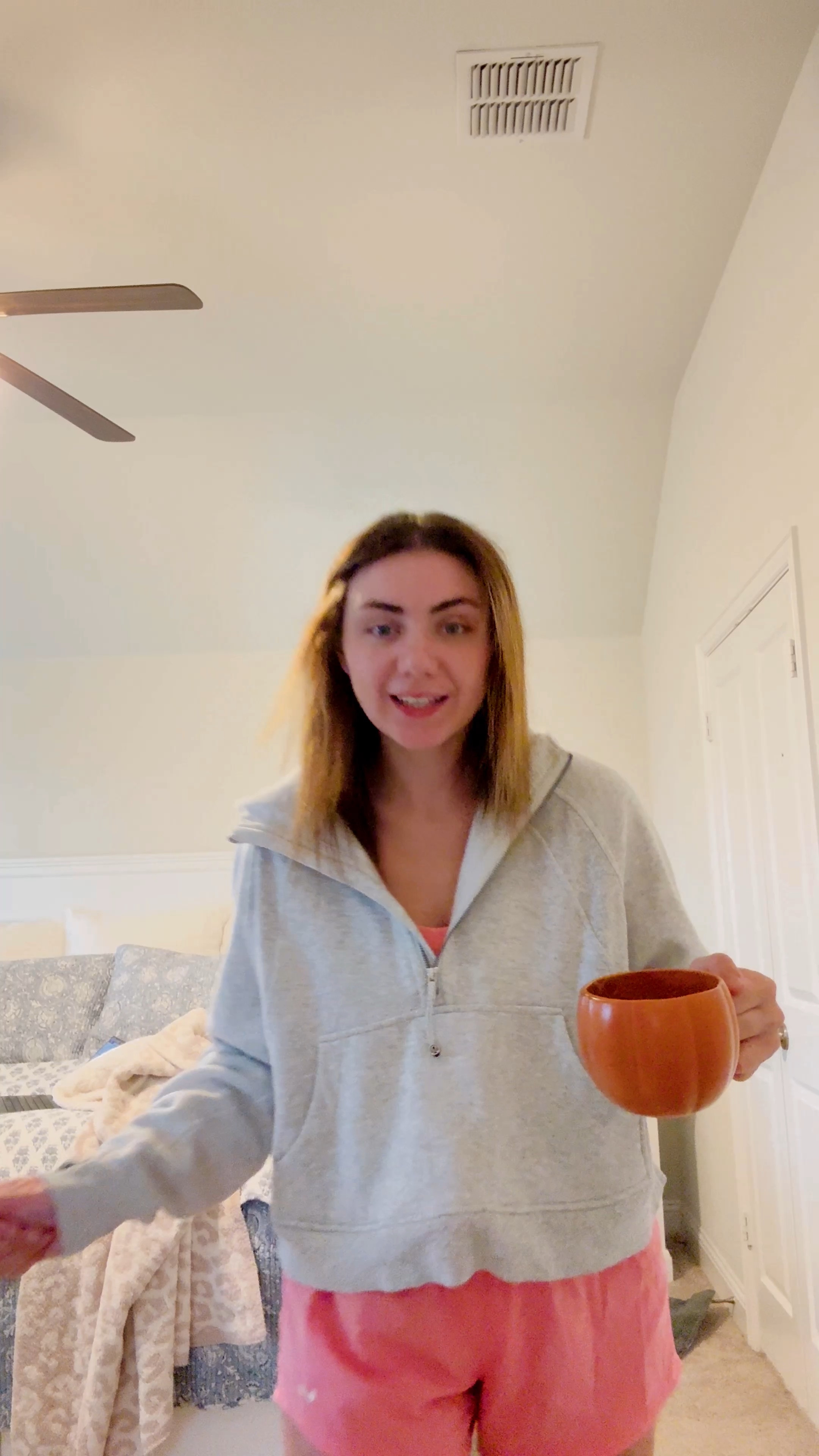 Wednesday 10/25 work from home outfit of the day! Wearing the lululemon scuba hoodie and my favorite Nike set! Perfect wfh outfit! 

Wearing a m/l in the scuba, XS in the alate bra and a S in shorts! 

#LTKSeasonal #LTKsalealert #LTKfitness