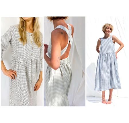 Love these relaxed chic gingham linen dresses. #springdresses

#LTKGiftGuide #LTKhome #LTKSeasonal