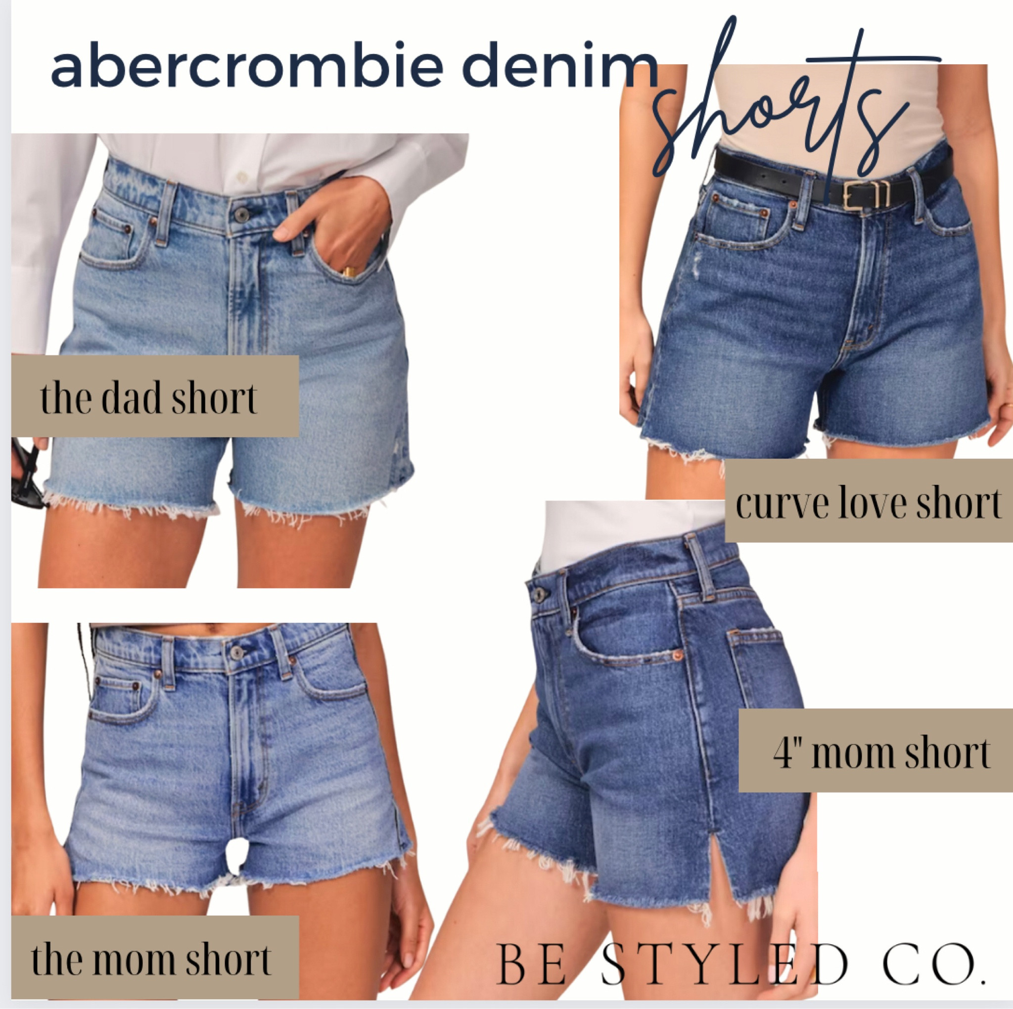 Allies top 4 picks for abercrombie denim shorts. The best denim shorts for mature women. #denimshorts #jeanshorts #bestyledco

#LTKFind #LTKunder100 #LTKfit
