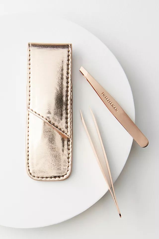 Tweezerman Rose Gold Petite Tweezer Set | Anthropologie (US)