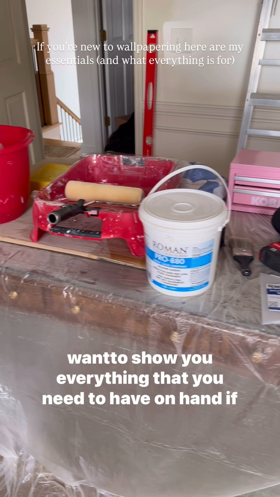 Wallpapering 101: here are all of my wallpaper tools I have handy before getting into a project (and what it’s all for) #diy #homeprojects #wallpaering 

#LTKvlog #LTKHome #LTKFindsUnder50