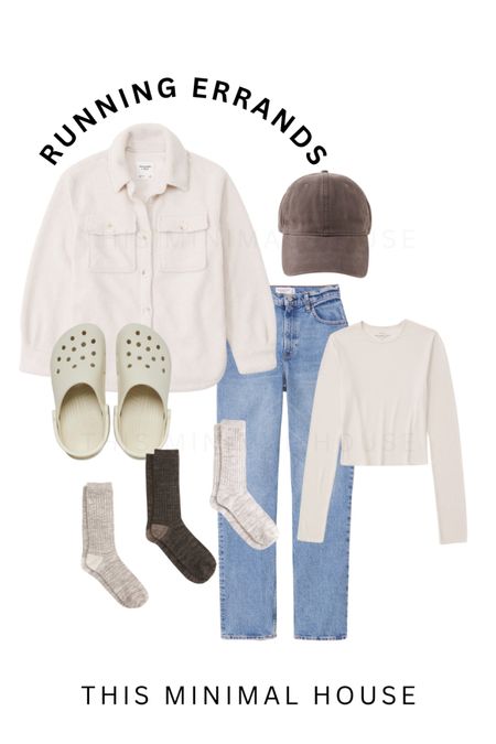 Running errands? Look cute doing it! I’ve had these crocs for a year now, they’re the color bone and are much creamier in person! #errands #momstyle #momjeans #campsocks #comfysocks #sherpajacket #hat #crocs

#LTKGiftGuide #LTKHoliday #LTKfindsunder50