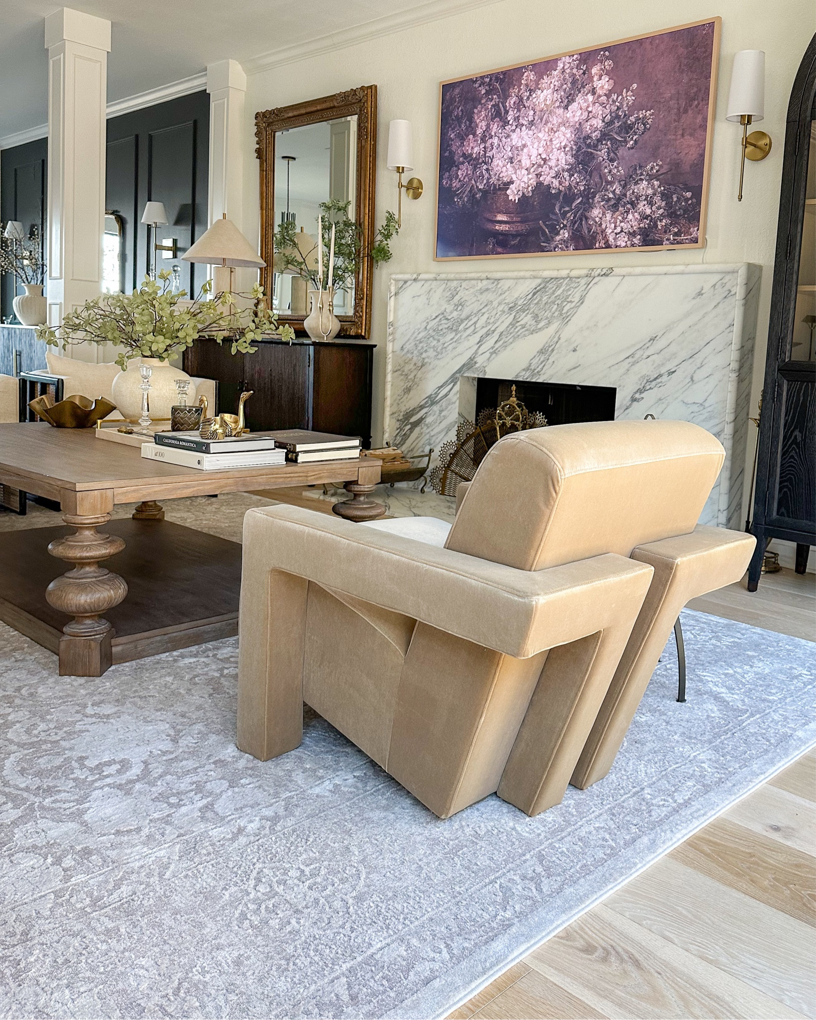 Cannot believe I found this velvet accent chair on Amazon! So unique, gorgeous velvet fabric, and such cool modern style! Perfect statement piece!

#LTKsalealert #LTKhome #LTKstyletip