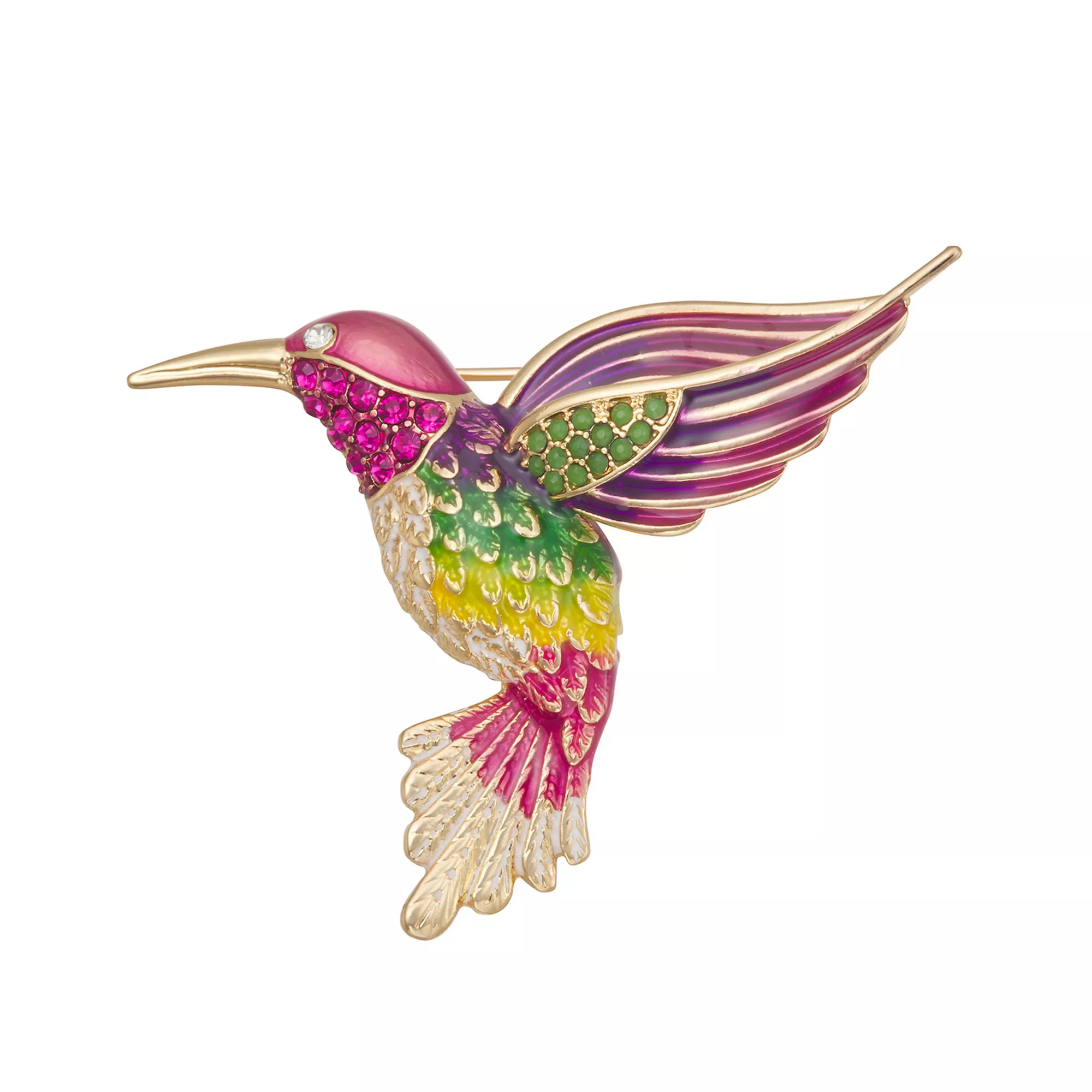 Napier Gold Tone Hummingbird Pin | Kohl's
