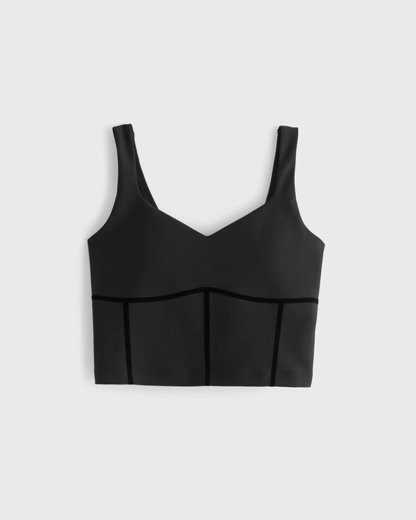 YPB sculptLUX Sweetheart Tank | Abercrombie & Fitch (US)