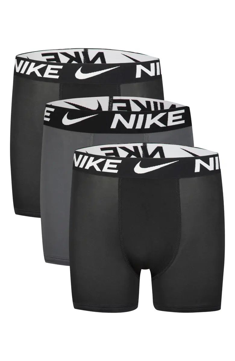 Nike Kids' Essential Dri-FIT Micro Assorted 3-Pack Boxer Briefs | Nordstrom | Nordstrom