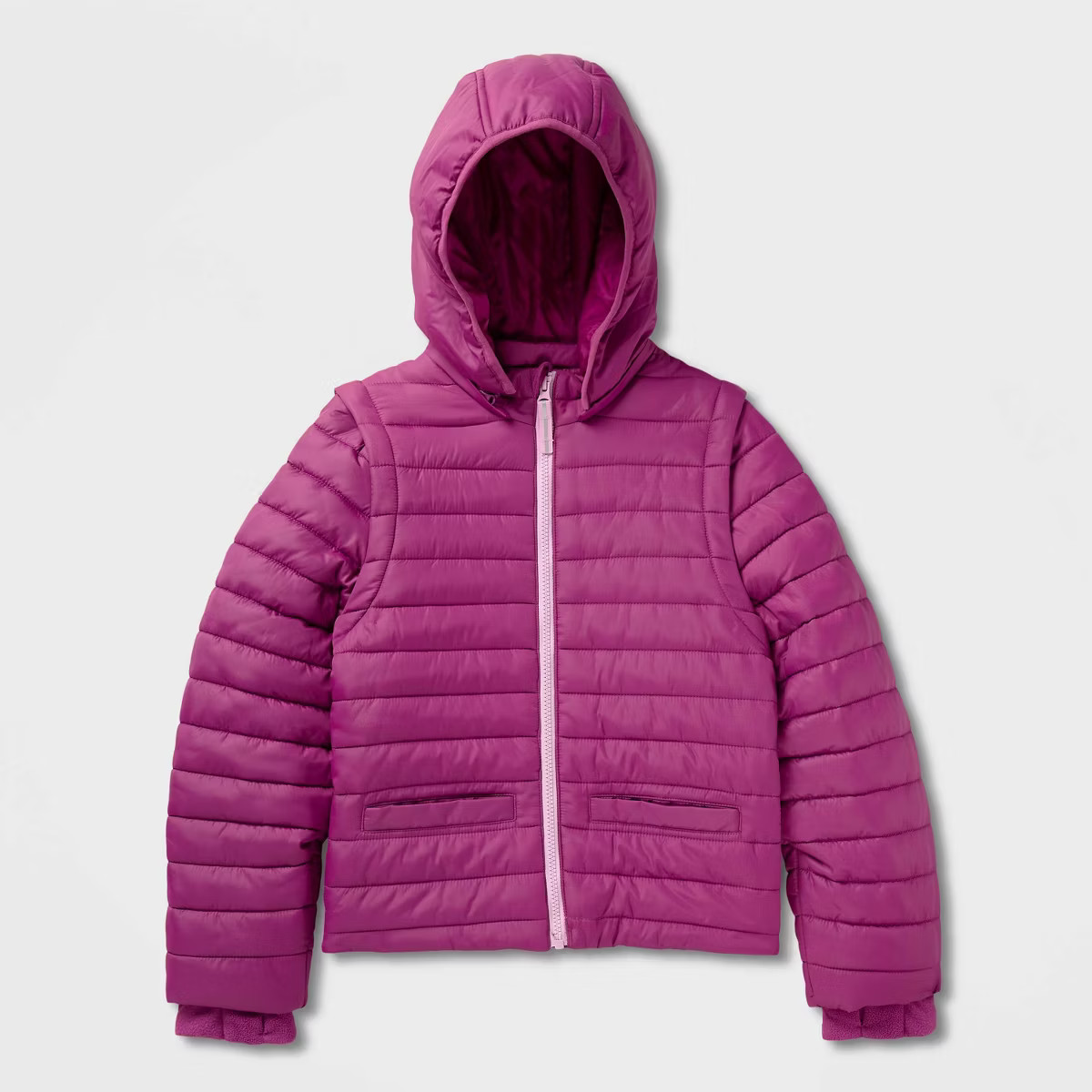 Kids' Hooded Puffer Jacket - Cat & Jack™ | Target