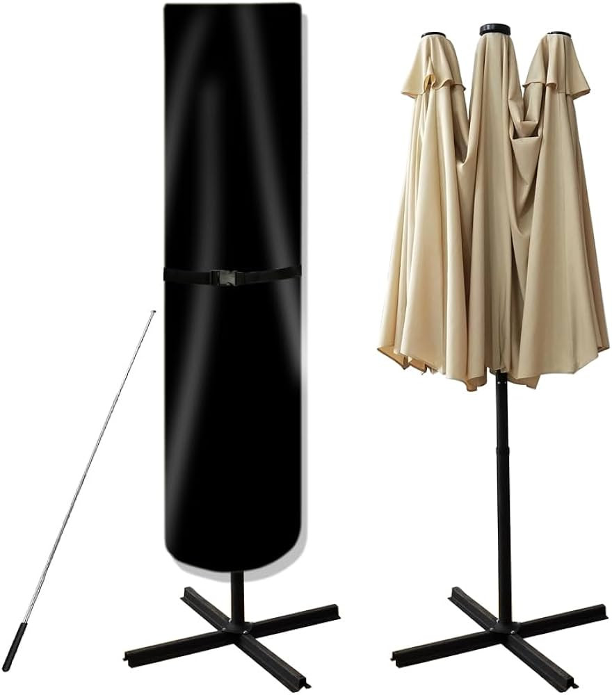 POYEE Umbrella Cover, 420D Waterproof Outdoor Patio Umbrella Cover for 7ft to 11ft Market Umbrell... | Amazon (US)