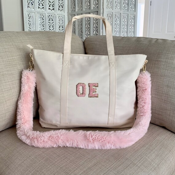 Bag strap, pink bag strap, replacement bag strap, faux fur, fake fur, fluffy strap, cosy gifts, g... | Etsy (US)