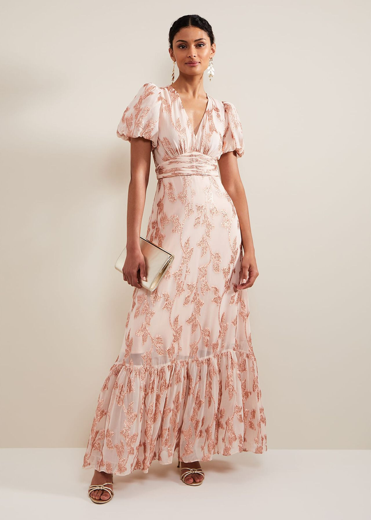 Genette Jacquard Maxi Dress | Phase Eight UK | | Phase Eight (UK)