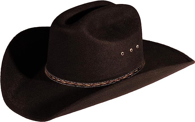 Enimay Western Cowboy & Cowgirl Hat Pinch Front Wide Brim Style | Amazon (US)