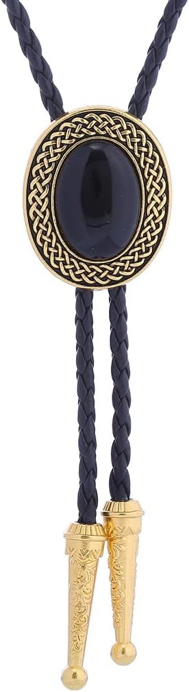 HUABOLA CALYN Bolo tie, Handmade Round Shape Western Cowboy Bola Tie | Amazon (US)