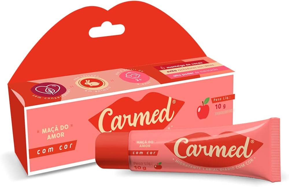 Cimed Carmed Hidratante Labial Maçã Do Amor 10G | Amazon (BR)