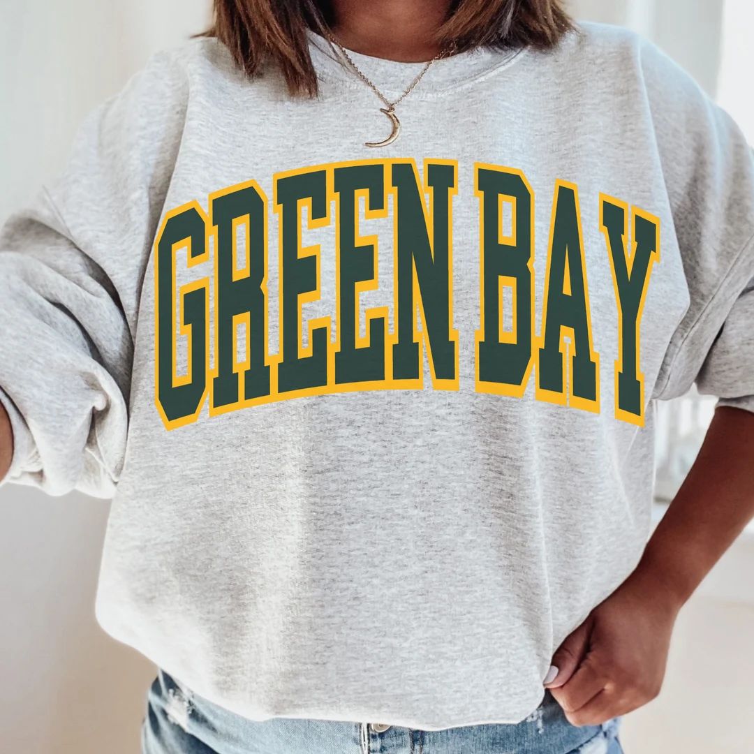 Vintage Green Bay Football Sweatshirt Packers Football - Etsy | Etsy (US)