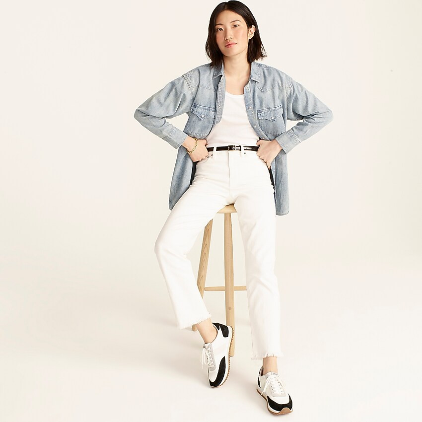 High-rise garment-dyed '90s classic straight jean | J. Crew US