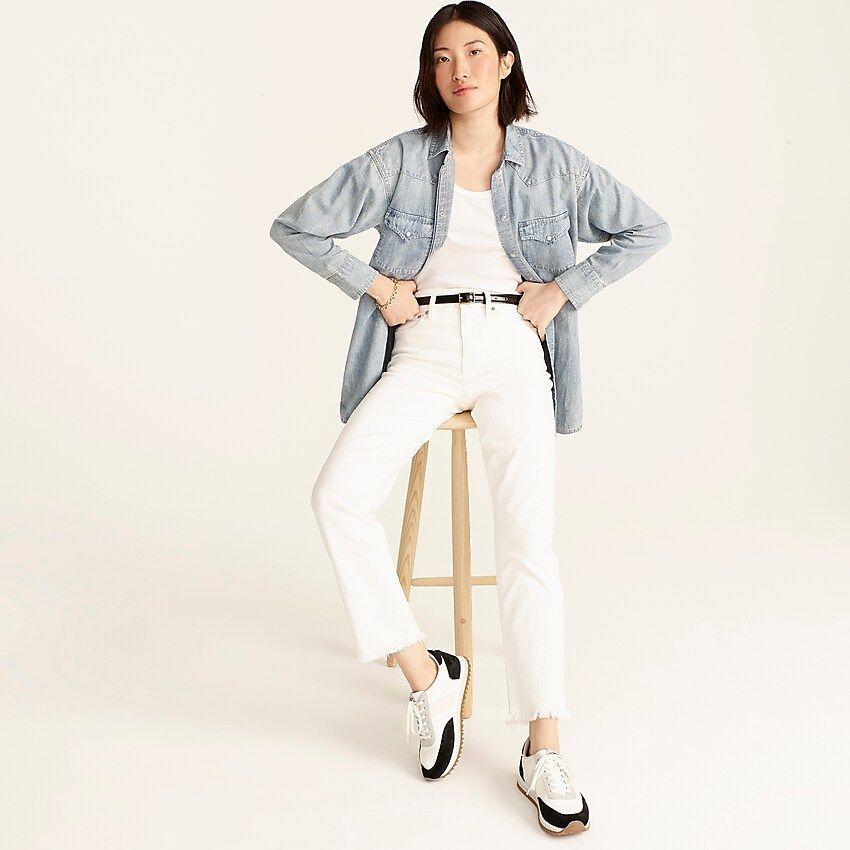 High-rise garment-dyed '90s classic straight jean | J.Crew US