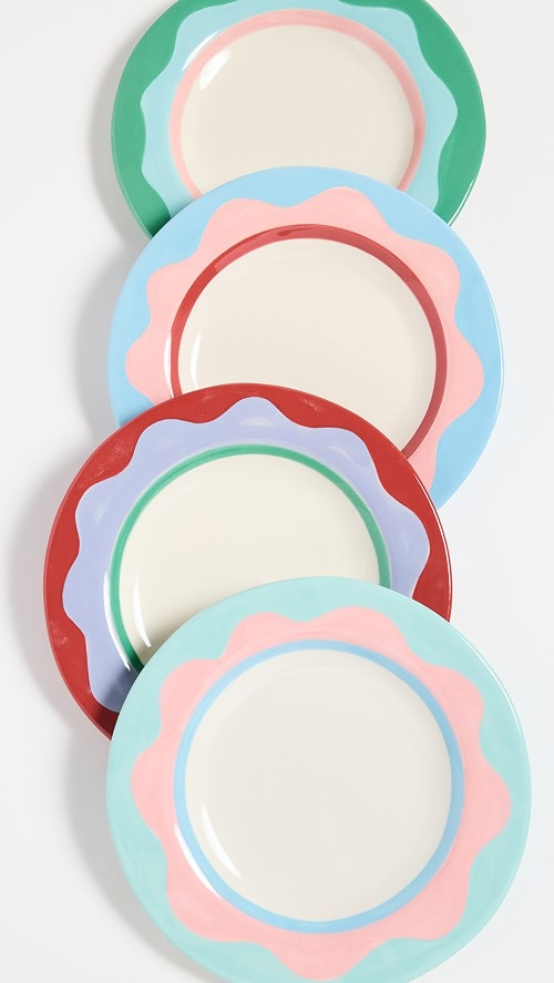 Laetitia Rouget Wavy Dessert Plate Set | SHOPBOP | Shopbop