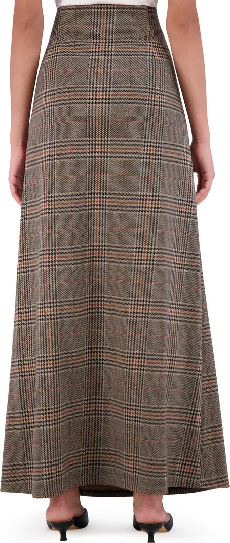Plaid High Waist Maxi Skirt | Nordstrom Rack