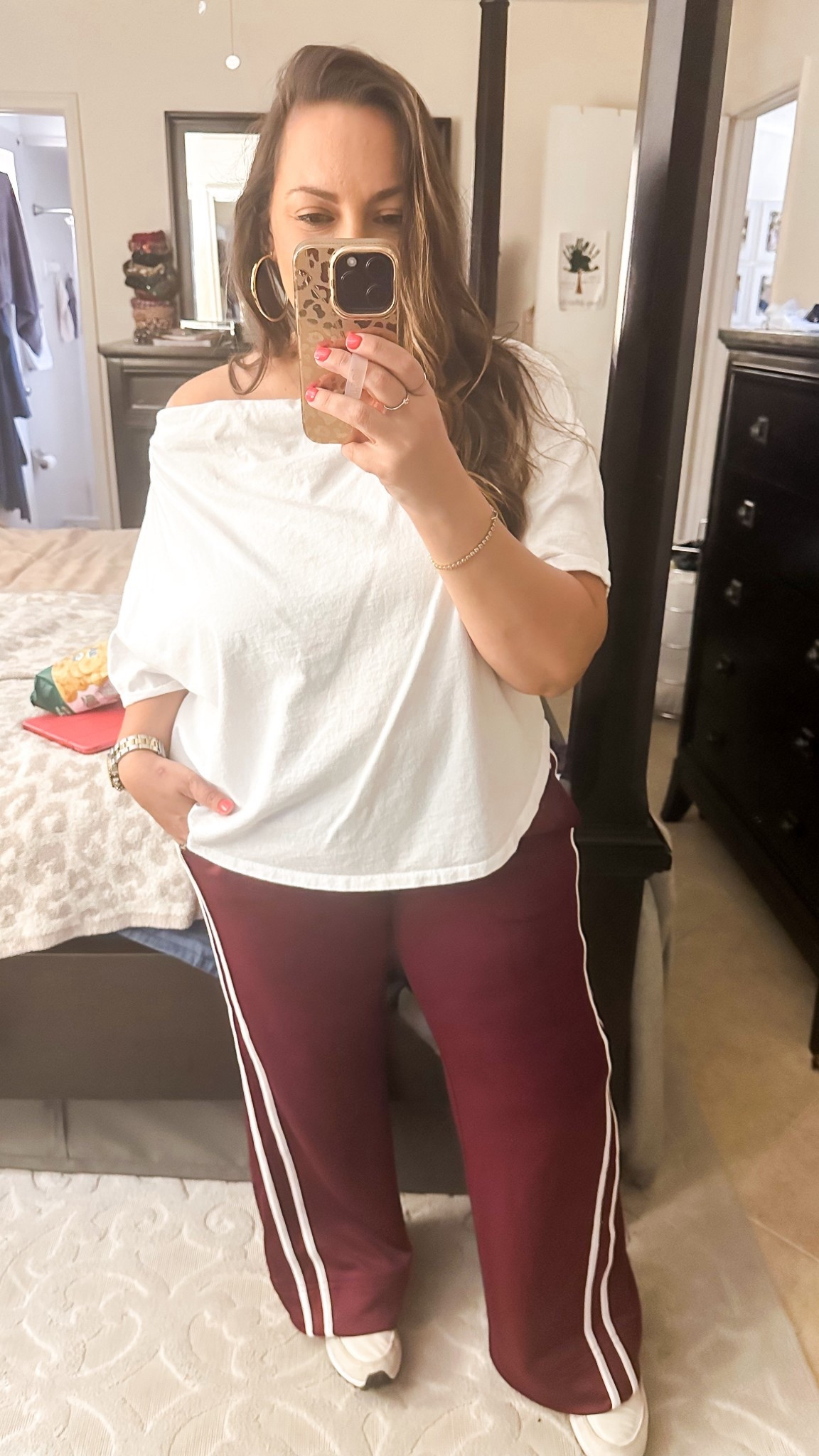 • top & pants - nuuds (code: Erica33002)
• sneakers - Nike 
• earrings - Electric Picks 

#LTKootd #LTKOver40 #LTKMidsize