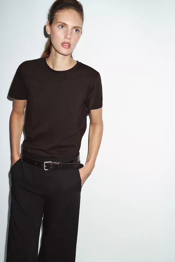 RUSTIC COTTON T-SHIRT | Zara US