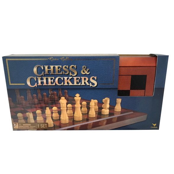 Game Gallery Chess & Checkers Wood Set | Target